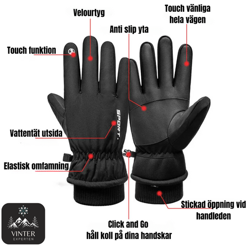 VinterExperten™ - Thermo handskar 3M Thinsulate