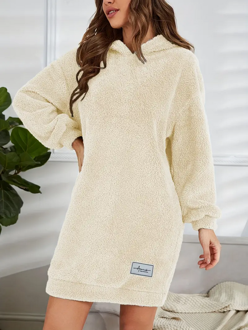 VinterExperten - Teddy Klänning, Oversize!